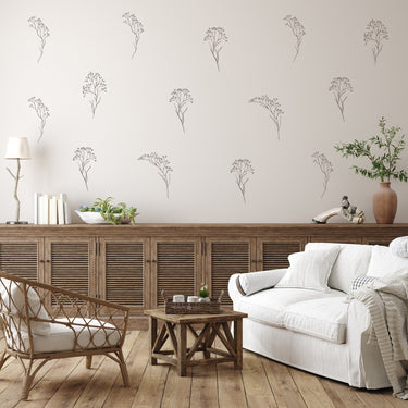 Floral Stems Wall Decals
